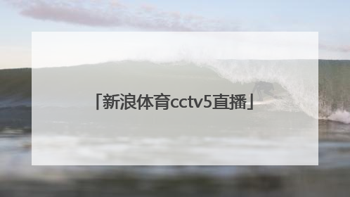 「新浪体育cctv5直播」新浪体育CCTV5